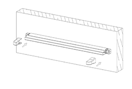 Indoor  LED wall surface mount linear lamp LED-PJ003