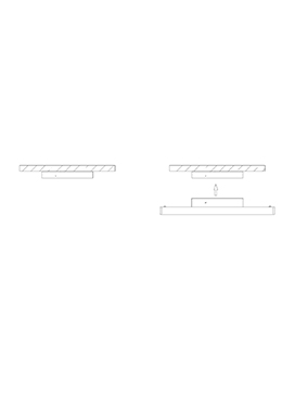 Indoor down light LED suspension/surface mount linear lamp LED-062A