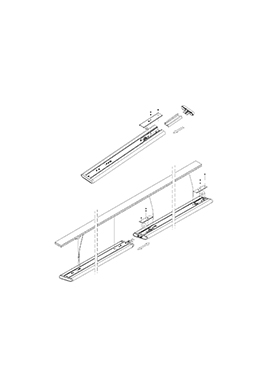 Indoor up and down light LED suspension linear lamp LED-015