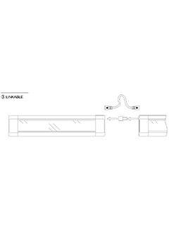 Indoor wall surface mount linear lamp LED-PJ1602S
