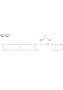 Indoor wall surface mount linear lamp LED-PJ1602S