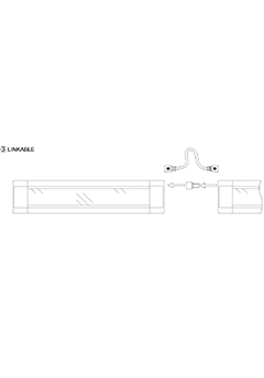 Indoor wall surface mount linear lamp LED-PJ1601S