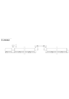 Indoor LED batten cabinet linear lamp LED-004