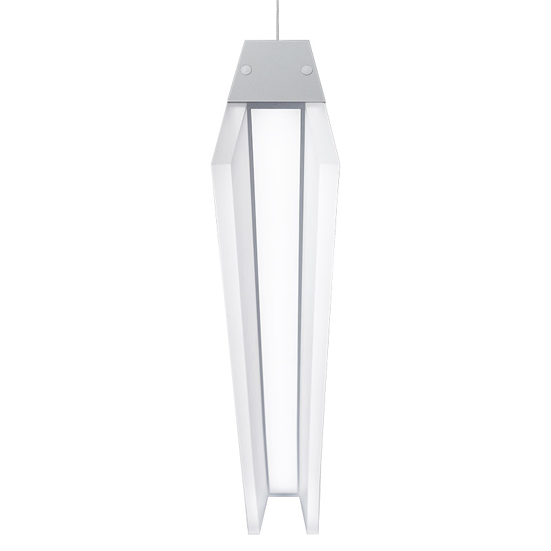 LED-086 LED acrylic suspension linear lamp and chandelier direct light indoor lamp for office and commercial use