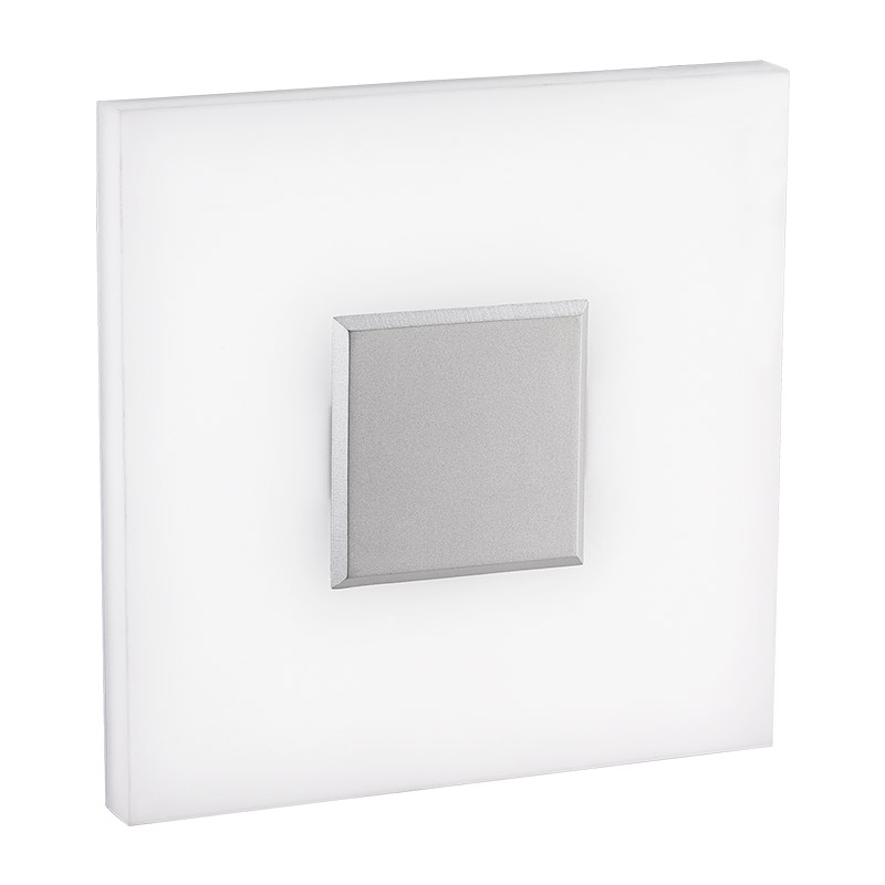 LED-13B LED wall lamp, square art lamp, hand made acrylic diffuser, for residential, corridors and architectural use.												