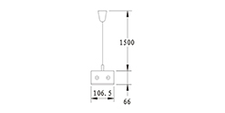 DZ4-1602I T5 suspension indoor lamp, modern simple design, for office and commercial and residential use.