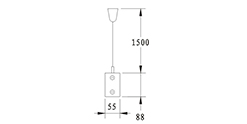 DZ6-1602H T5 suspension indoor lamp, simple slim linear lamp, up & down light, for office and commercial and residential use.