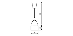 DZ-1601U  T5 suspension indoor lamp,up & dwon light, for office and commercial and residential use.