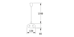 DZ-2602T  T8 suspension indoor lamp for office and commercial and residential use.
