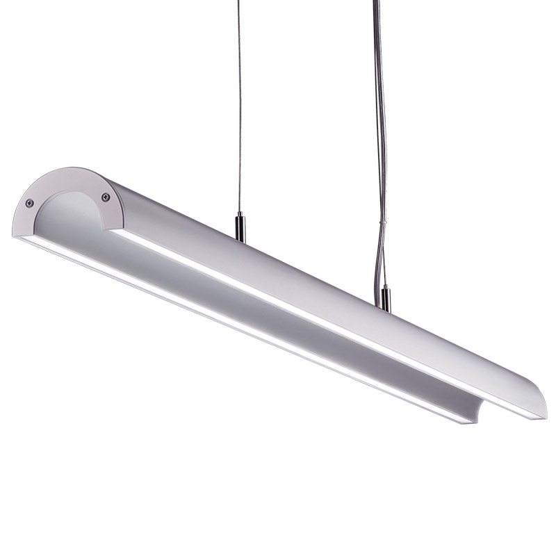 LED suspension linear lamp aluminium lighting fixture indoor chandelier lamp for office and commercial use LED-066