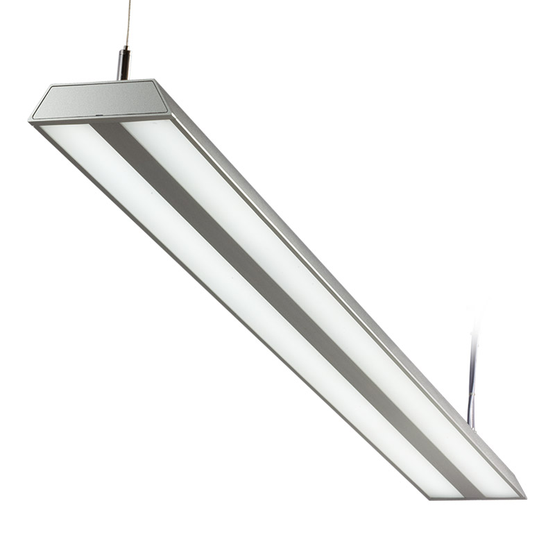 LED suspension linear lamp aluminium lighting fixture indoor chandelier lamp for office and commercial use LED-020