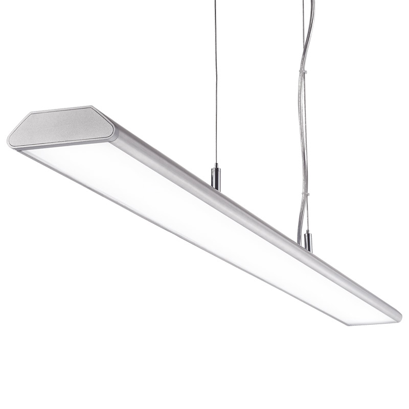 LED suspension linear lamp aluminium lighting fixture indoor chandelier lamp for office and commercial use LED-055
