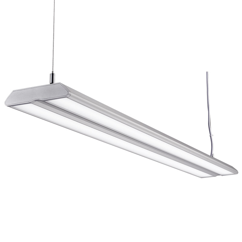 LED suspension linear lamp aluminium lighting fixture indoor chandelier lamp for office and commercial use LED-056