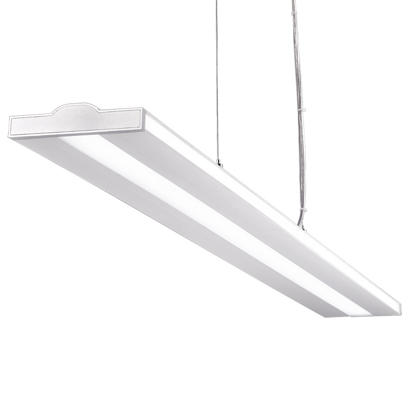 LED suspension linear lamp aluminium lighting fixture indoor chandelier lamp for office and commercial use LED-054