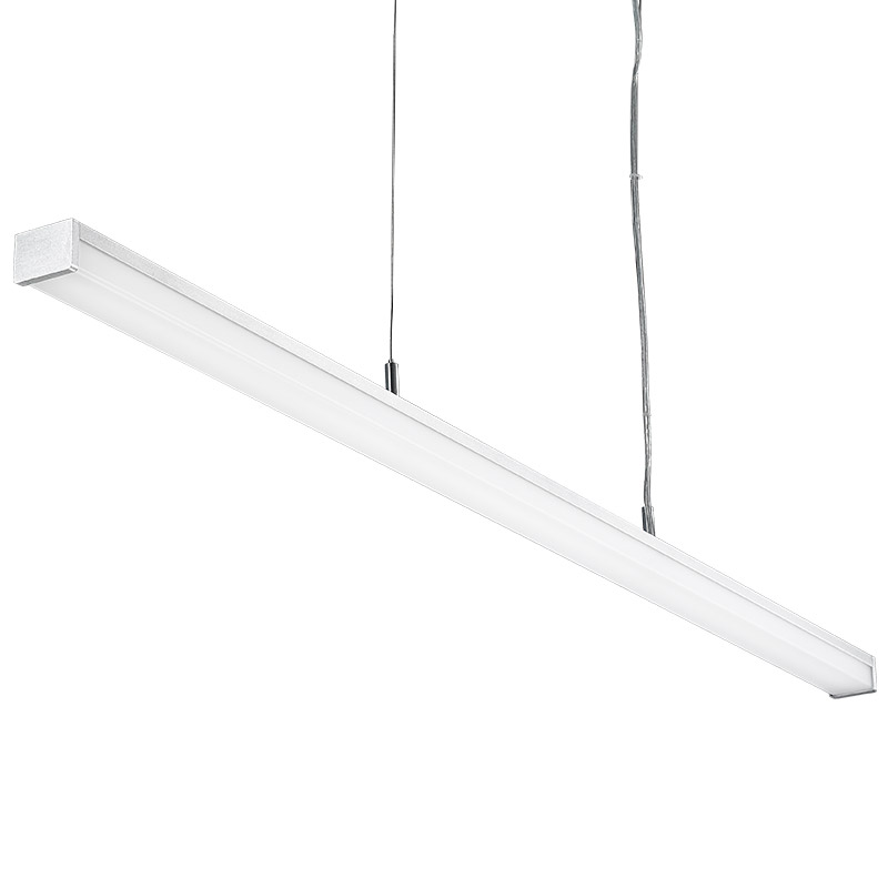 LED suspension linear lamp aluminium lighting fixture direct light indoor chandelier lamp for office and commercial use LED-040