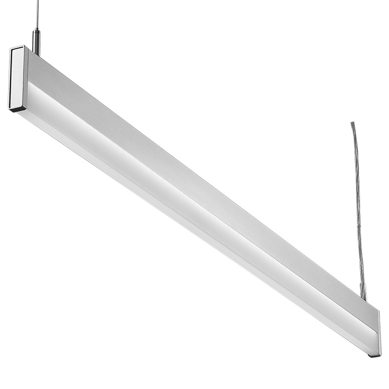 LED suspension linear lamp aluminium lighting fixture direct light indoor chandelier lamp for office and commercial use LED-029A