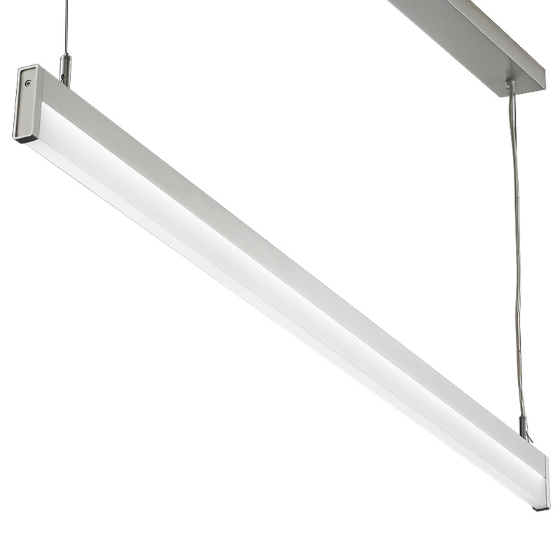 LED suspension linear lamp aluminium lighting fixture up and down light indoor chandelier lamp for office and commercial use LED-029D