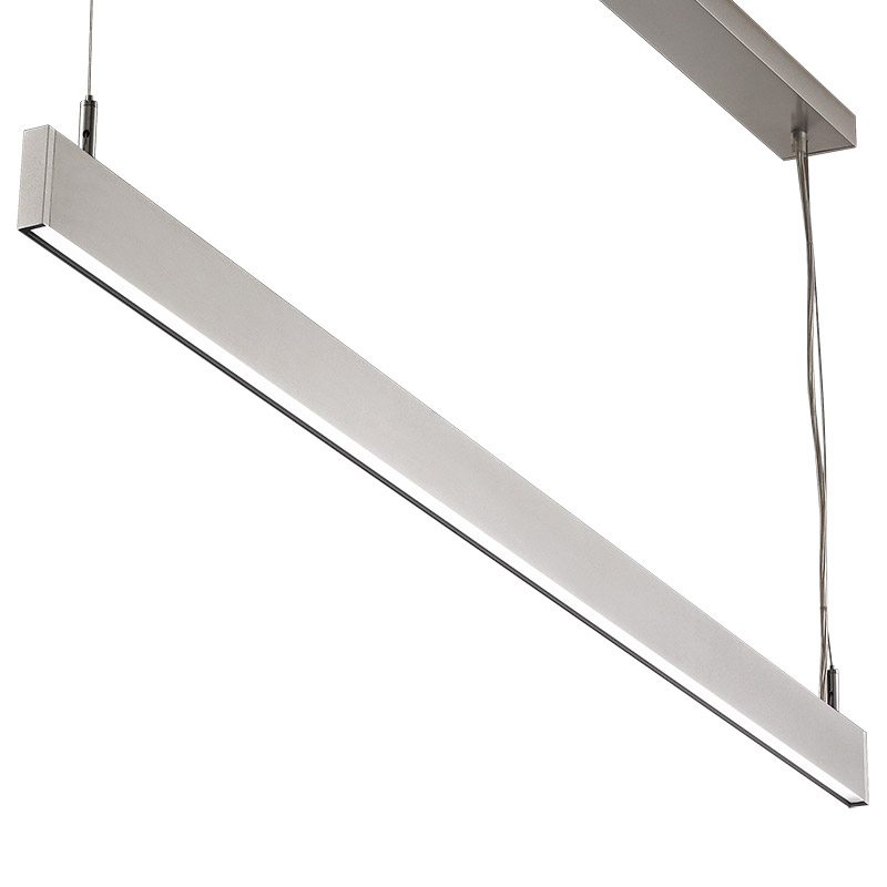 LED suspension linear lamp aluminium lighting fixture up and down light indoor chandelier lamp for office and commercial use LED-036