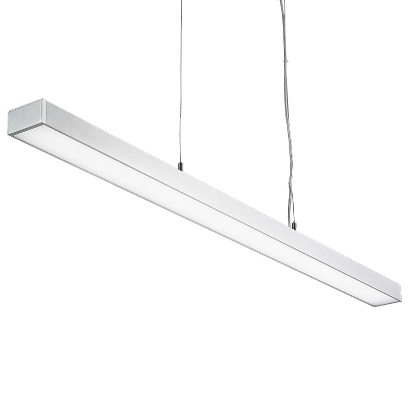 LED suspension linear lamp aluminium lighting fixture up and down light indoor chandelier lamp for office and commercial use LED-035