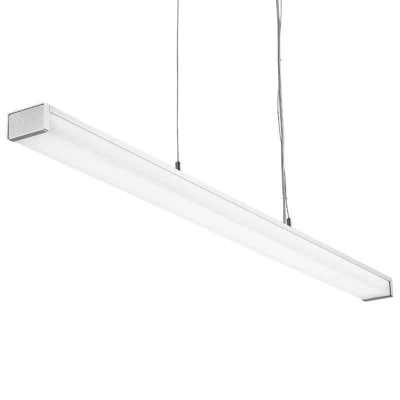 LED suspension linear lamp aluminium lighting fixture up and down light indoor chandelier lamp for office and commercial use LED-041