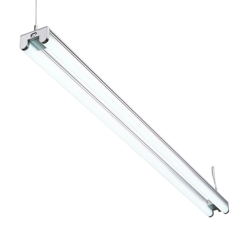 LED suspension linear lamp aluminium lighting fixture direct ilumination indoor chandelier lamp for office and commercial use LED-002A