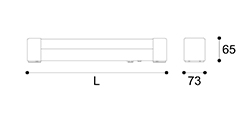 LED-PJ002 LED cabinet lamp, simple slim linear light for working area, bedroom use.