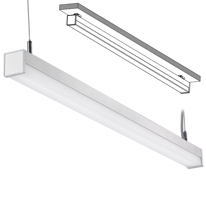 Led 040a Led Ceiling Mounted Linear Light Indoor Lamp For Office