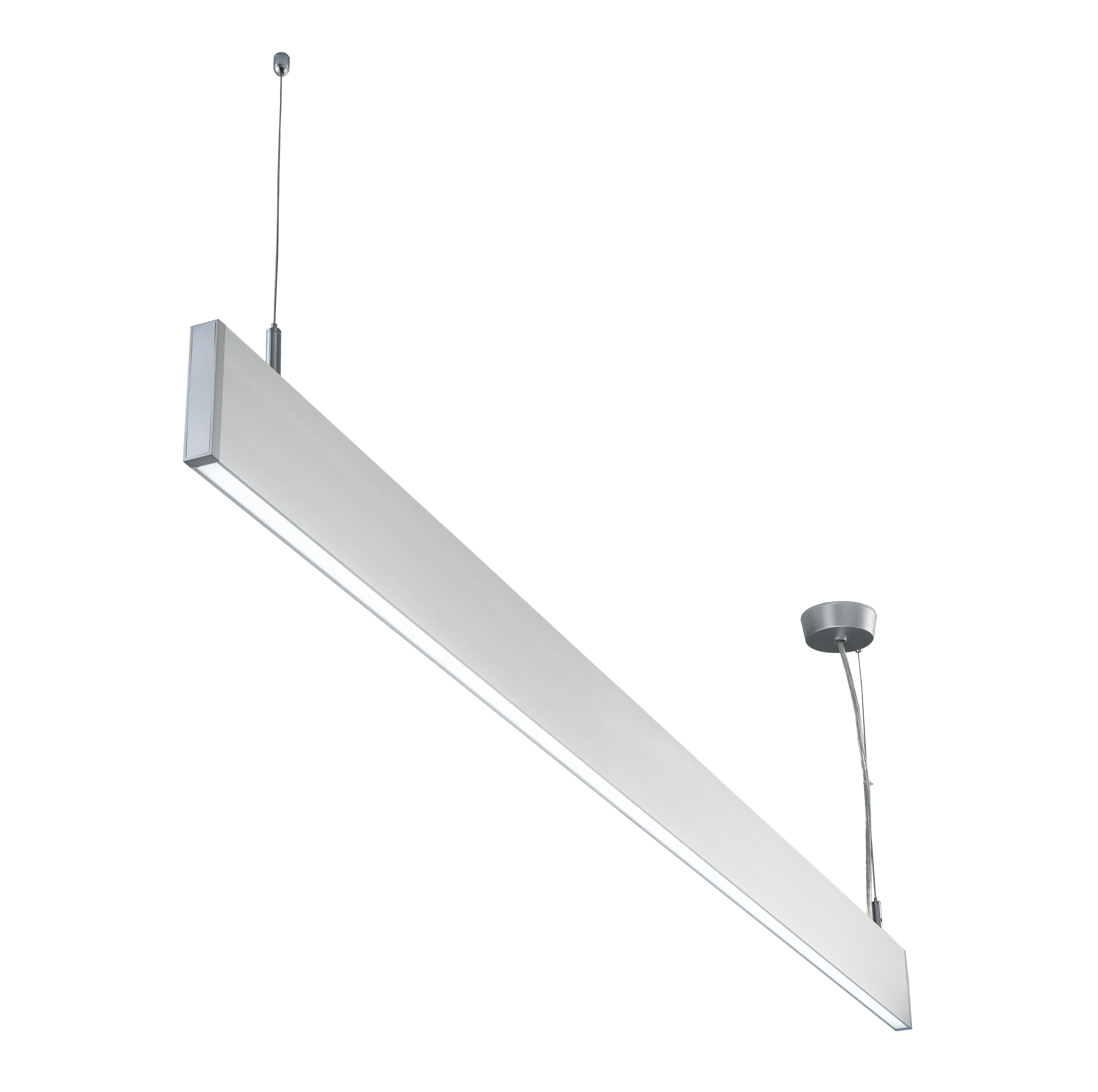 LED-048B  suspension linear lamp，up & down light, slip and modern design ,driver inside, indoor chandelier lamp for office and commercial use 
