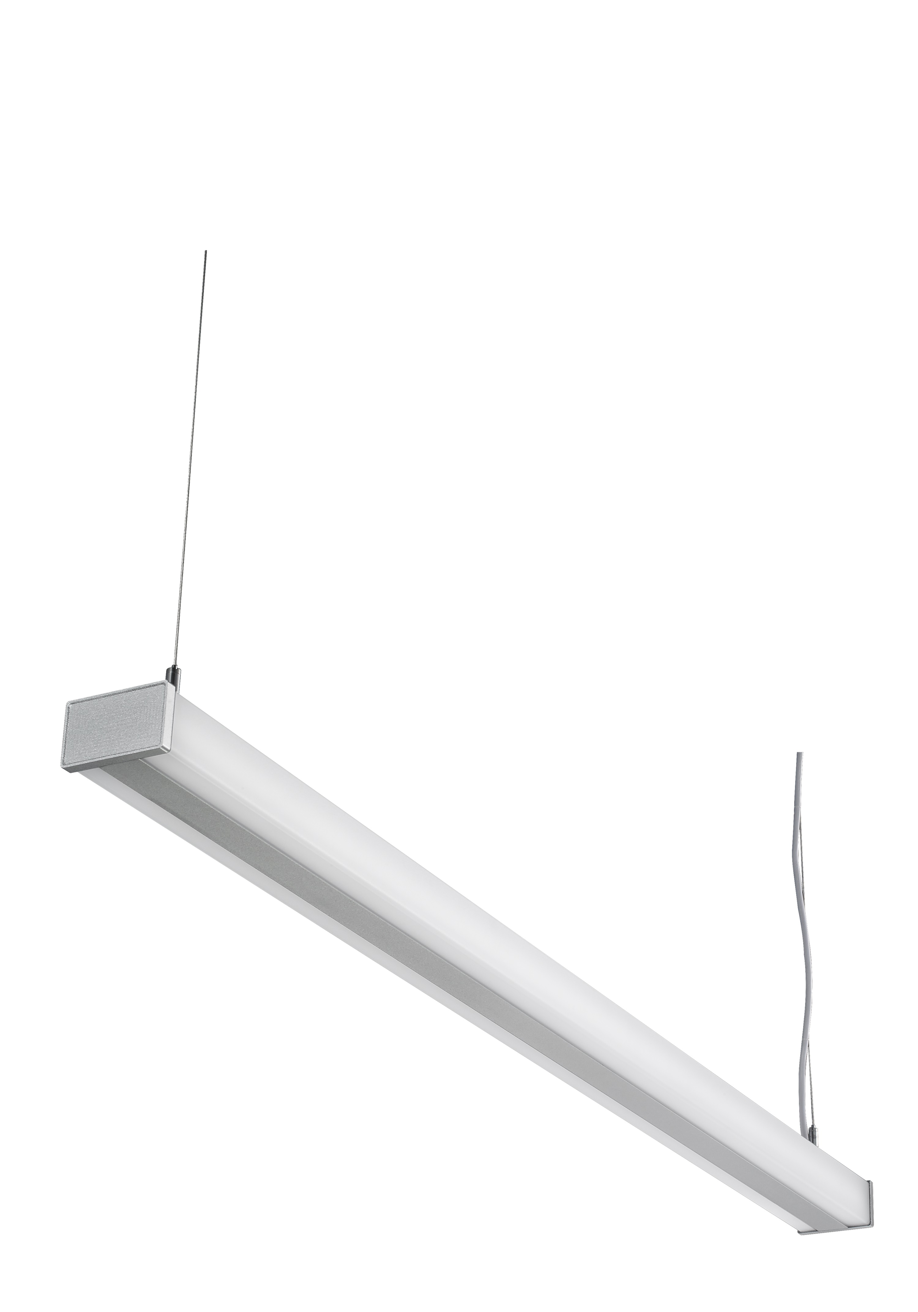 LED suspension linear lamp aluminium lighting fixture up and down light indoor chandelier lamp for office and commercial use LED-040B